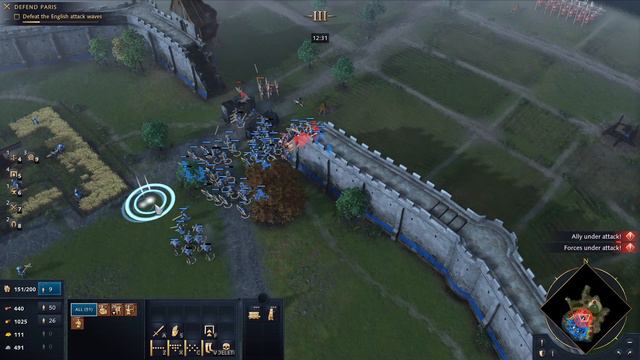 Age of Empires 4 Campaign | The Hundred Years War | The Siege of Paris #2 смотреть онлайн