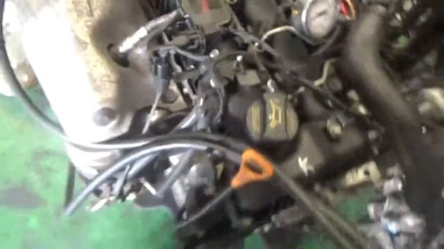 Проверка давления масла в двигателе D4HB 9U006946 2.2л смотреть онлайн