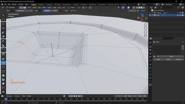 Моделирование стаканчика Coca Cola в Блендере. смотреть онлайн