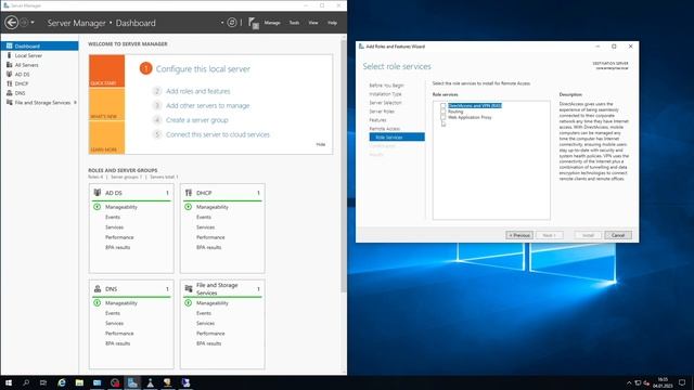 Настройка маршрутизации и удаленного доступа на Windows Server. RRAS смотреть онлайн
