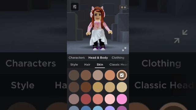 I made a cute avatar with 0 robux#roblox смотреть онлайн