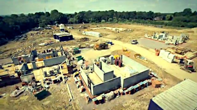 Видеосъемка процесса строительства