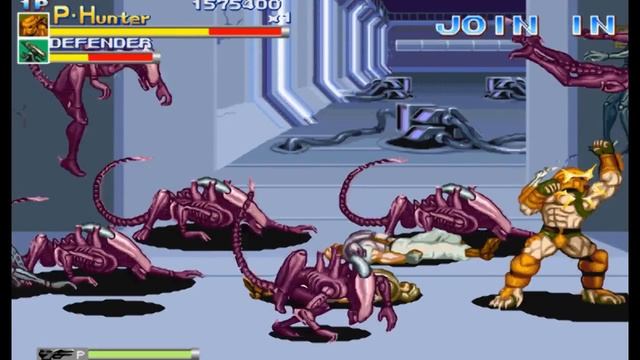 Alien Vs Predator Arcade Lev8 Predator Hunter no death playthrough смотреть онлайн