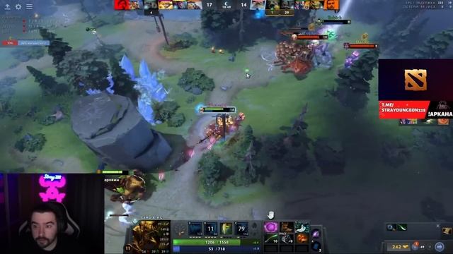 STRAY TEAM ПРОТИВ NS TEAM ! ЛУЧШАЯ ИГРА ПАТЧ 7.33 ! СТРЕЙ 4500 carry mid dota 2 ! Лучшее со Стреем