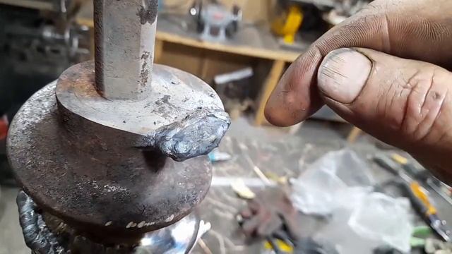 востоновление чугунного шнека мясорубки