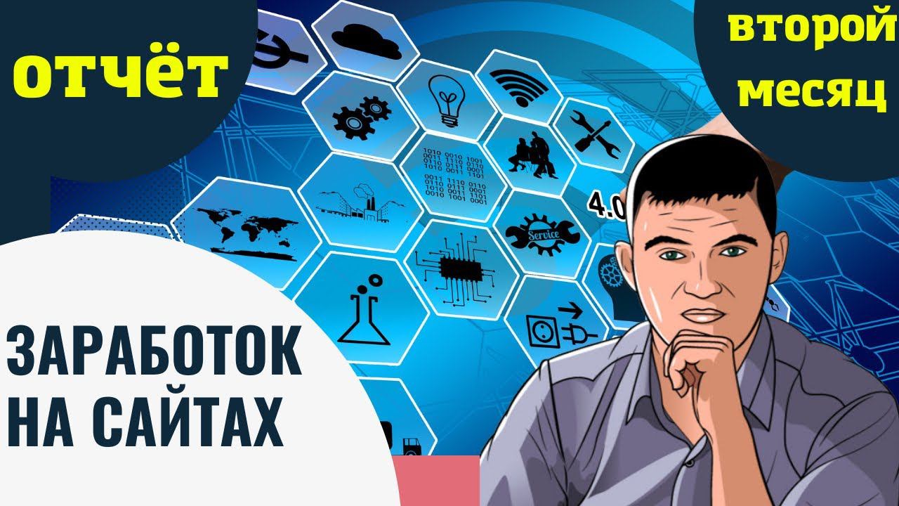 Заработок на сайтах. Отчёт за второй месяц смотреть онлайн