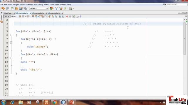 Pyramid Shape Pattern in PHP | How to print number pyramid, star pyramid tutorials in Hindi Part 20 смотреть онлайн