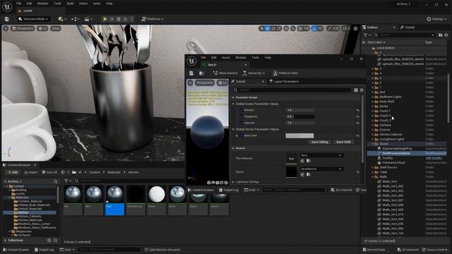 34. Unreal Engine 5.1 Для архитектурной визуализации - Дизайн кухни 2 смотреть онлайн