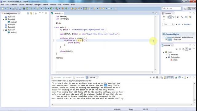 Wildcards in Regular Expressions : Learn Perl By Doing It, Part 7 смотреть онлайн