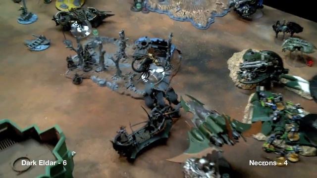 Painted Necrons vs Dark Eldar Warhammer 40k Battle Report The Ancient Menace 1750pts смотреть онлайн