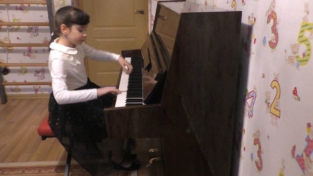 Czerny Germer Etude 5 part 2, Черни Гермер Этюд 5, часть 2 смотреть онлайн