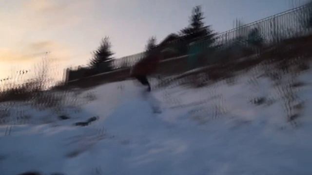 сноуборд и брейк данс/закрутил на голове (прикол) смотреть онлайн