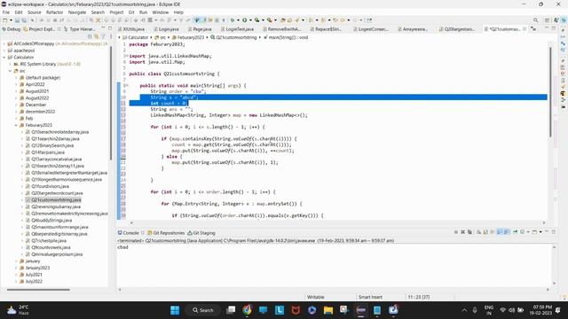 Custom Sort String #LeetCode #java #coding #intervewQuestions #hashmap #dsa смотреть онлайн