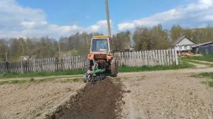 Пахота 2023 т 25 с плугом Bomet