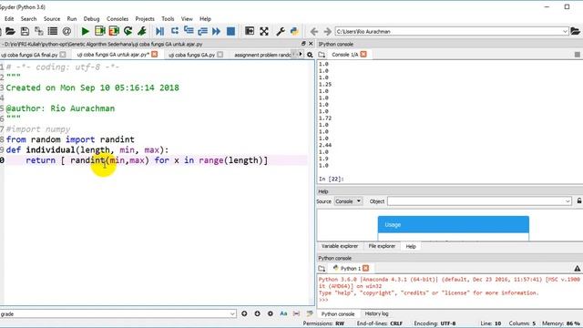 Python Genetic Algorithm 02 Generate Individu смотреть онлайн