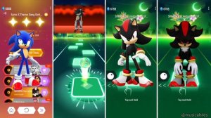 Sonic ? Sonic Exe ? Shadow ? Shadow Exe || Tiles Hop Gameplay ?