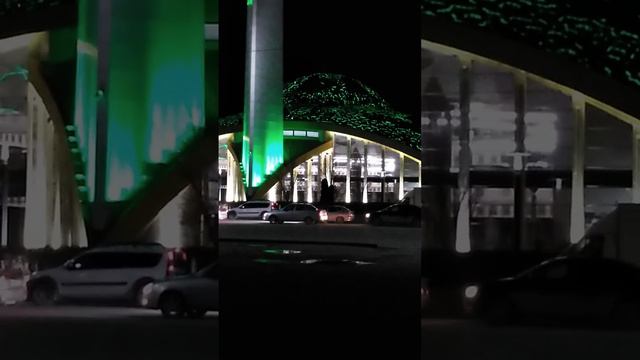 Аргун. Мечеть "Сердце матери" меняет цвет. смотреть онлайн