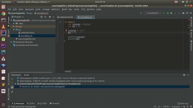 Learning Kotlin #2 Variables смотреть онлайн