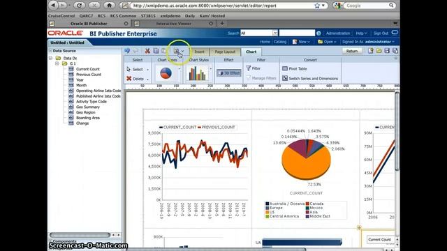 How to create Interactive Report with BI Publisher 11G смотреть онлайн
