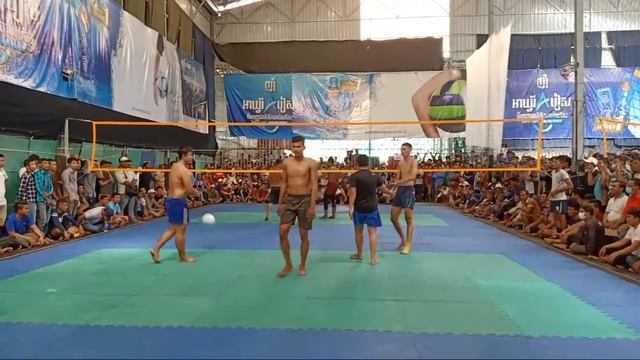 ចាប់ផ្ដើមហើយ ដាវញីឈ្មូល សុវណ្ណនាថ ម៉ាប់ឆ្វេង ប៉ះ ចាវ កំពង់ចាម 3vs4 Meng ly cambodia volleyball смотреть онлайн