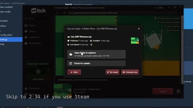 How to install mods for Cats are Liquid - A Better Place (PC only!) смотреть онлайн