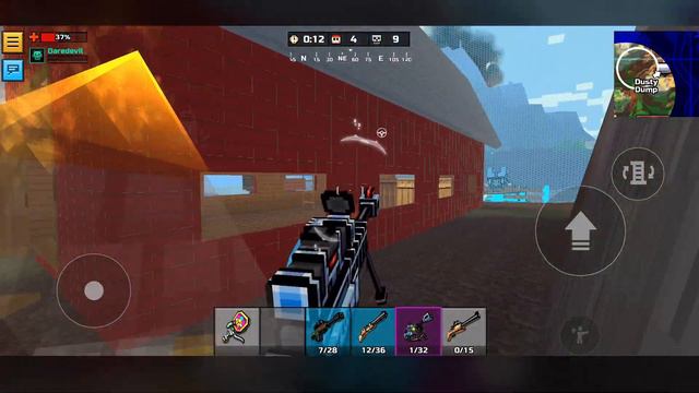 Pixel Gun 3D - Killed only Sniper Rifle Challenge in Battle Royale смотреть онлайн