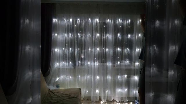 Гирлянда водопад 3 х 3 белый холодный смотреть онлайн