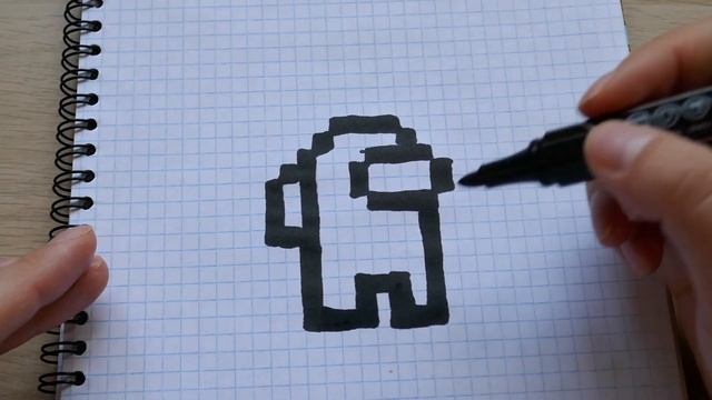 AMONG US • Новая игра PIXEL ART - РИСУНКИ ПО КЛЕТОЧКАМ DRAW смотреть онлайн