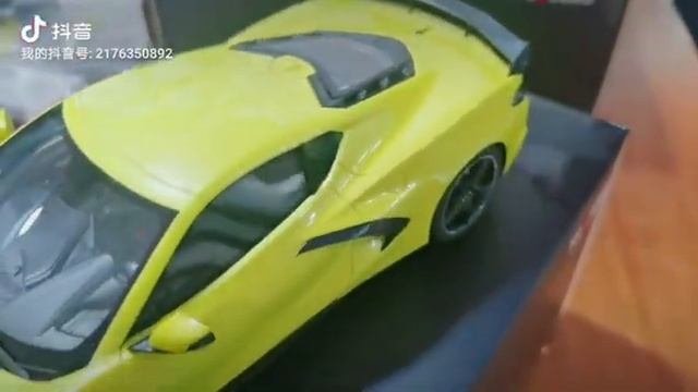 Topspeed 1:18 Chevrolet Corvette Stingray 2020 Accelerate Yellow Metallic (TS0286)resin car mode смотреть онлайн