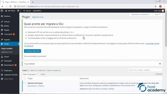 Migrare WordPress da HTTP a HTTPS [Tutorial WordPress] смотреть онлайн