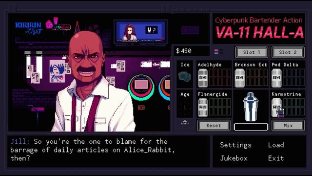 VA-11 Hall-A: Cyberpunk Bartender Action - #1 смотреть онлайн
