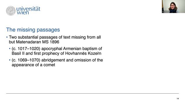 The Rescue of Armenian Historiography and the Chronicle of Matthew of Edessa (Tara Andrews) смотреть онлайн