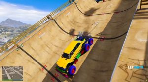 СПУСК БЕЗ ТОРМОЗОВ ПРОТИВ РАЙЛЮХИ НА ОЧЕНЬ БЫСТРЫХ МАШИНАХ ПО ТРАМПЛИНУ 🔥 ГТА 5 МОДЫ БУЙВОЛСОН