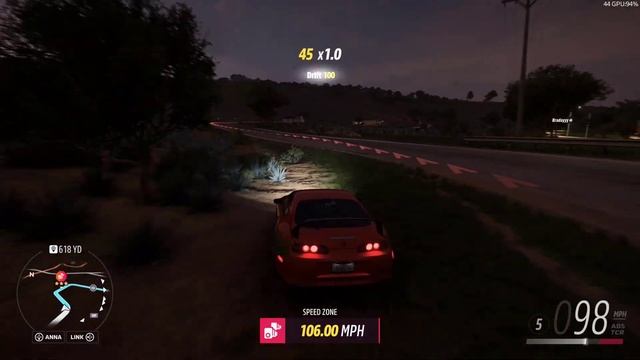 Forza Horizon 5 - Speed Zone Ringroad - 98 Toyota Supra B700 смотреть онлайн