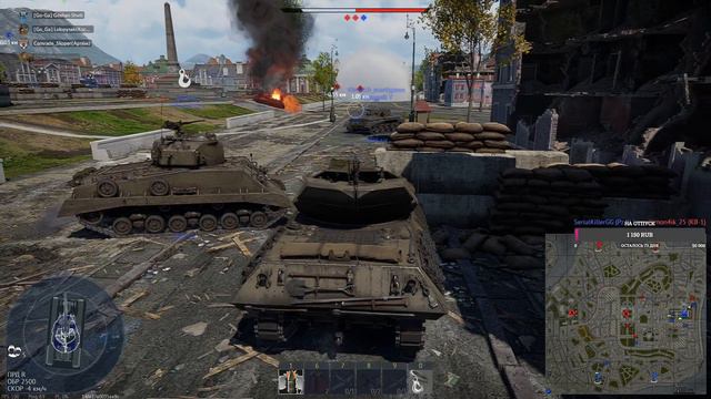 Продолжаю прокачивать танки и делать ошибки в War Thunder смотреть онлайн