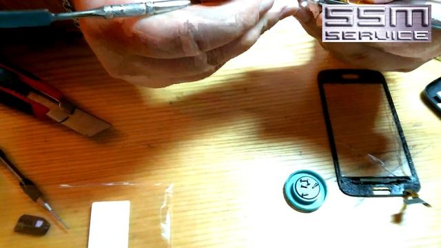 Как поменять тачскрин на Samsung S7260 S7262 смотреть онлайн