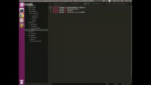 django docker deployment смотреть онлайн