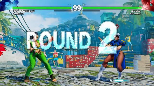 Street Fighter 5 Chun Li vs Laura смотреть онлайн