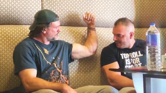 Devon And Ermes Compare Biceps (SHOCKING) #armwrestling