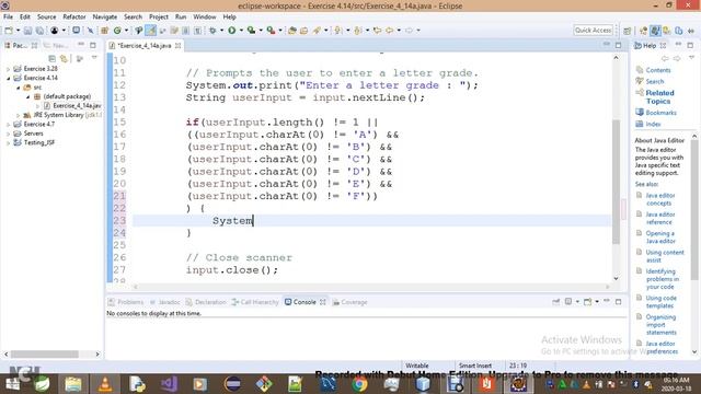 Introduction To Java Programming Exercise 4 14a смотреть онлайн