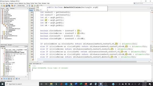 Java Graphics - 08 - Circle Rectangle Collisions смотреть онлайн