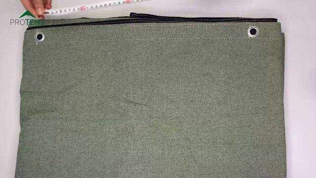 Брезентовый полог водоупорный с люверсами (брезент ВО), штора для гаража, тент автомобильный смотреть онлайн