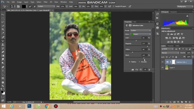 Photoshop Camera Raw color chang Awsome look смотреть онлайн