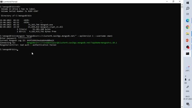 How to access Mongo Atlas from local Mongo Shell on Windows? смотреть онлайн