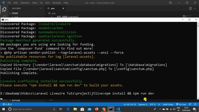 How To Install Laravel Livewire With Laravel Jetstream Step By Step In Hindi смотреть онлайн