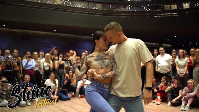 Bachata Sensual (Culpables) Dmitry y Anna | Shine Bachata Festival смотреть онлайн