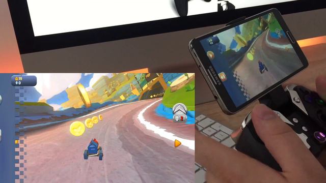 Angry Birds Go with GameSir G4s! смотреть онлайн