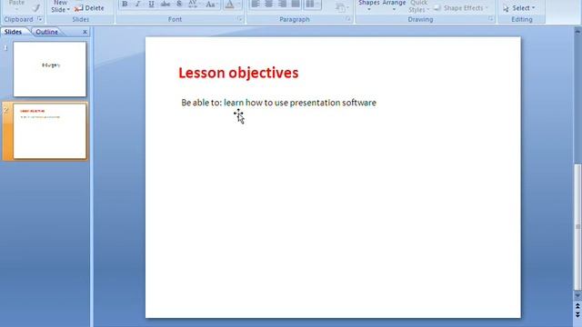Part 1 - Absolute basic PowerPoint 2007 tutorial смотреть онлайн