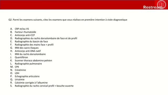 Conférence 2023/2024 - Rhumatologie n°1 смотреть онлайн