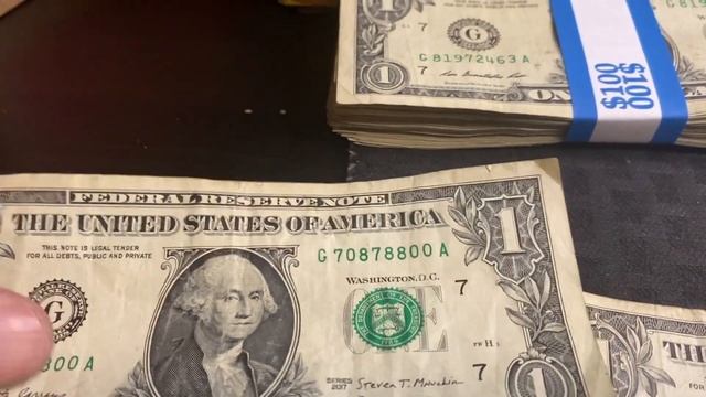 $400.00 Starnote & Fancy Serial Number Hunt! смотреть онлайн